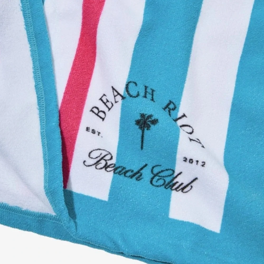 Beach Riot Beach Club Striped Beach Towel